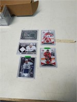 LOT OF 5 NHL JERSEY CARDS