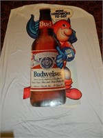 "Bud Man" Litho Advertisement 6' Tall