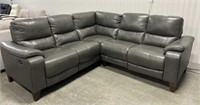 3 Pc Leather Power Recline Sectional Sofa