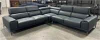Abbyson 3 Pc Leather Sectional Sofa