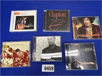 6 CD's, Santana, Eric Clapton, Hendrix