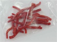 Various loose Italian red branch shaped coral