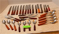 Vintage bakelite flatware, various styles