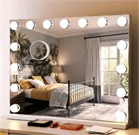 New COOLJEEN Hollywood Vanity Mirror with 15 Dimma