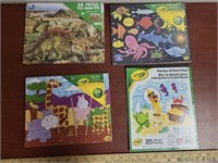 4 Kids Puzzles-Unopened