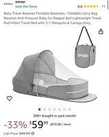 TRAVEL BASSINET (OPEN BOX)