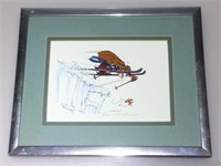 Signed Robert Marble 'Airborne' Lithograph.