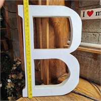 24" Wooden "B"