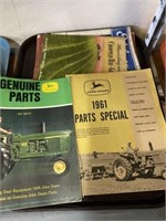 Various Agricultural Sales & Parts Literature