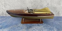 1955 Chris Craft Cobra Racing Boat Wood Model