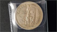 1958 Canadian One Dollar Coin
