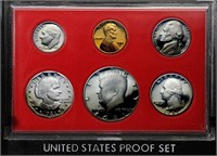 1981 United States Mint Proof Set 6 coins No Outer