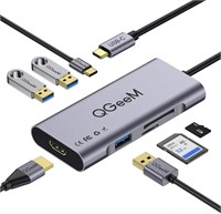 USB C Hub HDMI Adapter,QGeeM 7 in 1