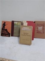 Vintage hardback books Zane grey / Gene Autry