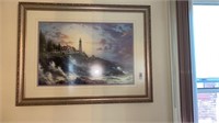 Thomas Kincaid Lighthouse framed print 1505/2850.
