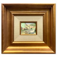 Alexander Akopov, "Estate" Framed Original Oil Pai