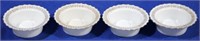 4 Porcelain Ramekin Dishes 4.5"