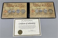 First & Last Coins of The Millennium w/COA