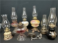 Oil lamps to our iron-based and a lamp bracket