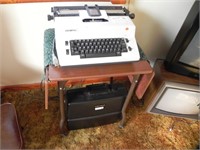 2 Electric Typewriters, Typewriter Stand