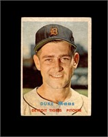 1957 Topps #405 Duke Maas VG to VG-EX+