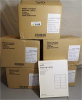 5 Cases Of 30000 Mailing Labels Each