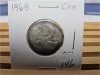 1968 CANADIAN 25 CENT