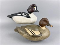 Marv Meyer Pair of Goldeneye Duck Decoys,