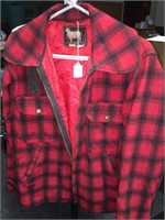 Vintage Woolrich Coat (Red/Black Checker)