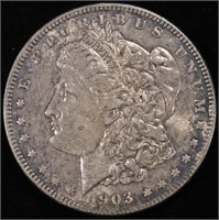 1903 MORGAN DOLLAR BU TONED