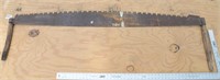 VINTAGE 2 MAN CROSS CUT SAW