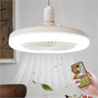 30W LED Smart Fan Light, Enclosed Ceiling Fan