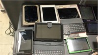 Tablet lot, iPads LG and more