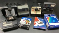 Polaroid kodak square shooter camera lot