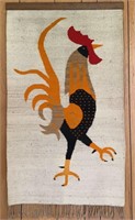 Mexican Cocky Rooster Mid Century Tapestry
