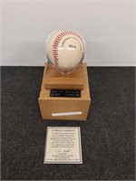 Autographed Baseball Ralph Branca & Bobby Thomson