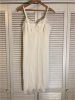 VINTAGE SHADOWLINE SLIP DRESS SIZE 38