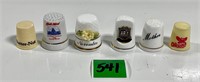 Vtg Variety of Thimbles ButterNut Coffee BoneChina