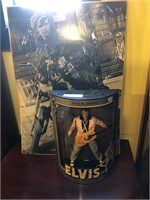 Collectible Elvis Doll and Poster