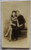 WWII Postcard Picture of US Sailor & Girlfriend!