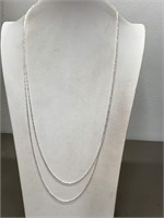 NEW STERLING SILVER CHAIN NECKLACE