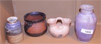 4pcs. Southwest art pottery