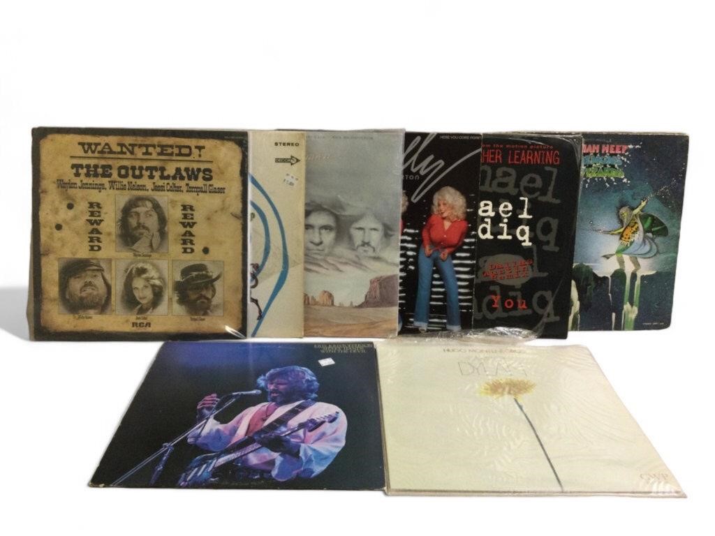 Vintage Vinyl Records URIAH HEEP,Kris Kristofferso