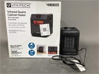 Utilitech Infrared Quartz & Mini Ceramic Heater