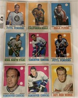9-70/71 Hockey cards