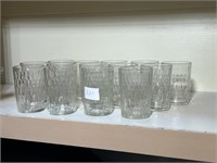 14 SNUFF JAR GLASSES 4" TALL