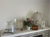 LAMP, VASES, AND MORE