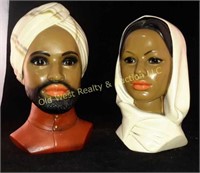 Man & Lady Heads