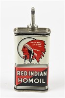 RARE RED INDIAN HOMOIL 4 OZ. HANDY OILER - FULL