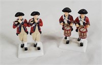 Dept. 56 Fifes & Drums/ Flutes Ceramic Figurines